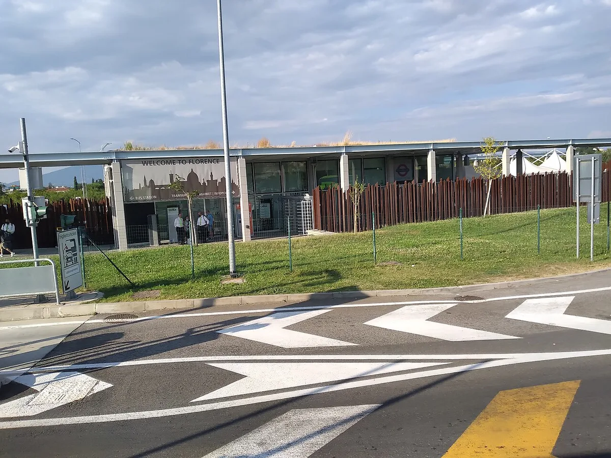 Villa Costanza coach terminal outside Florence