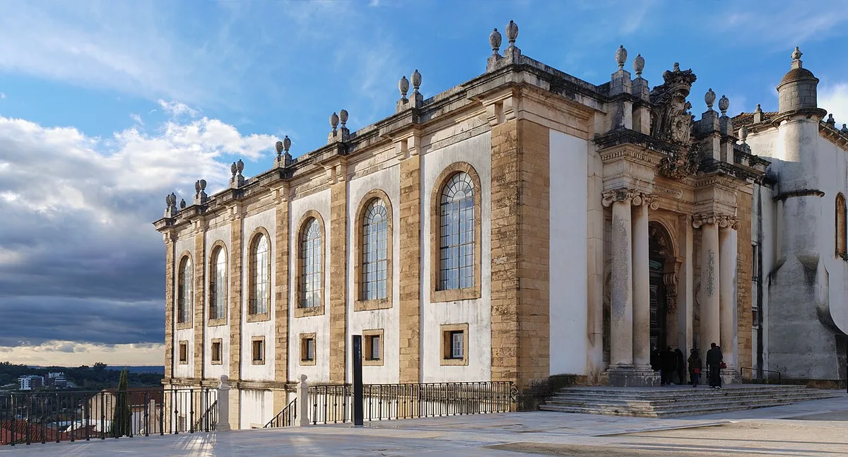 Exterior of Biblioteca Joanina at the University of Coimbra