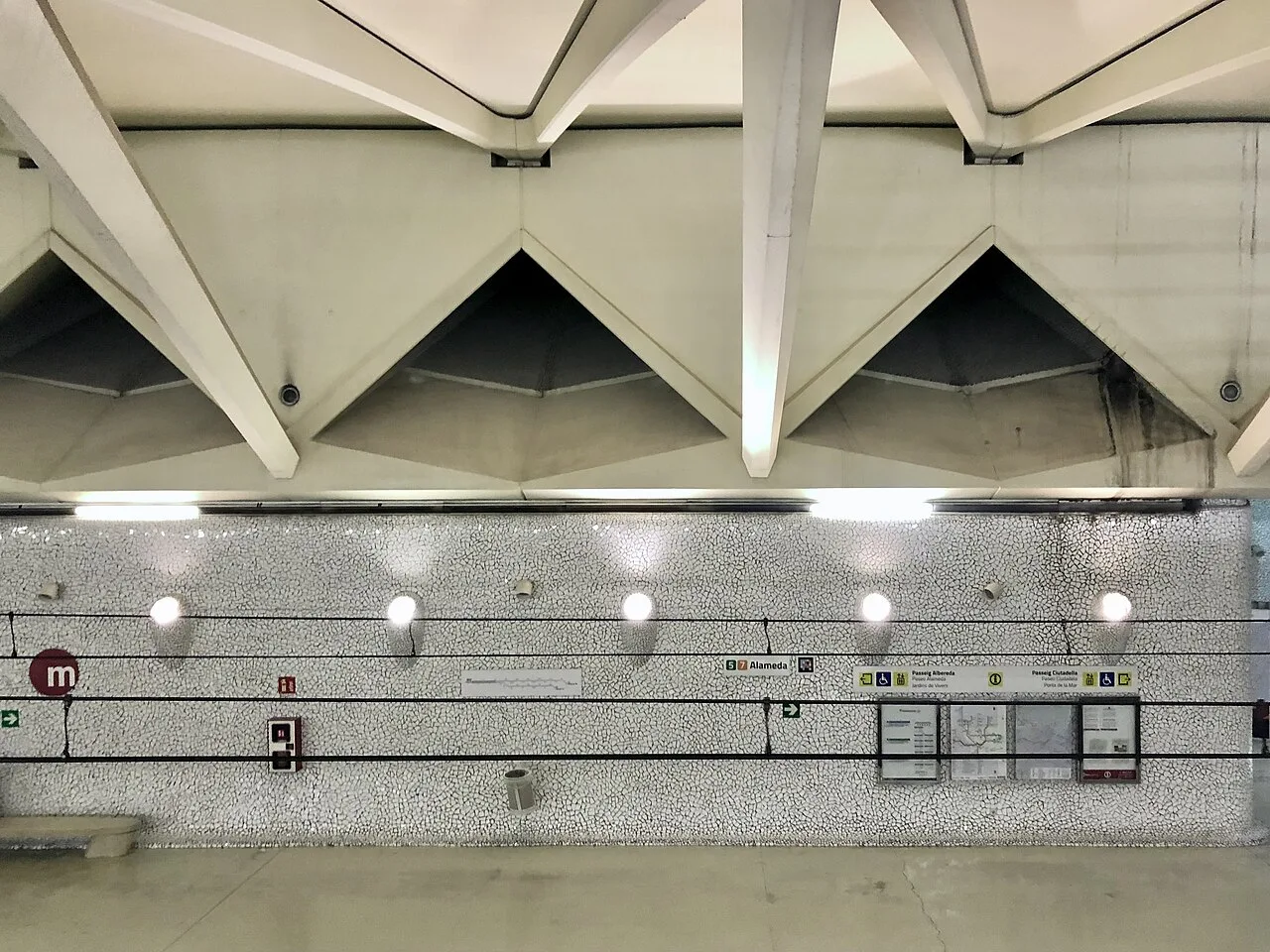 Alameda Metrovalencia station in Valencia